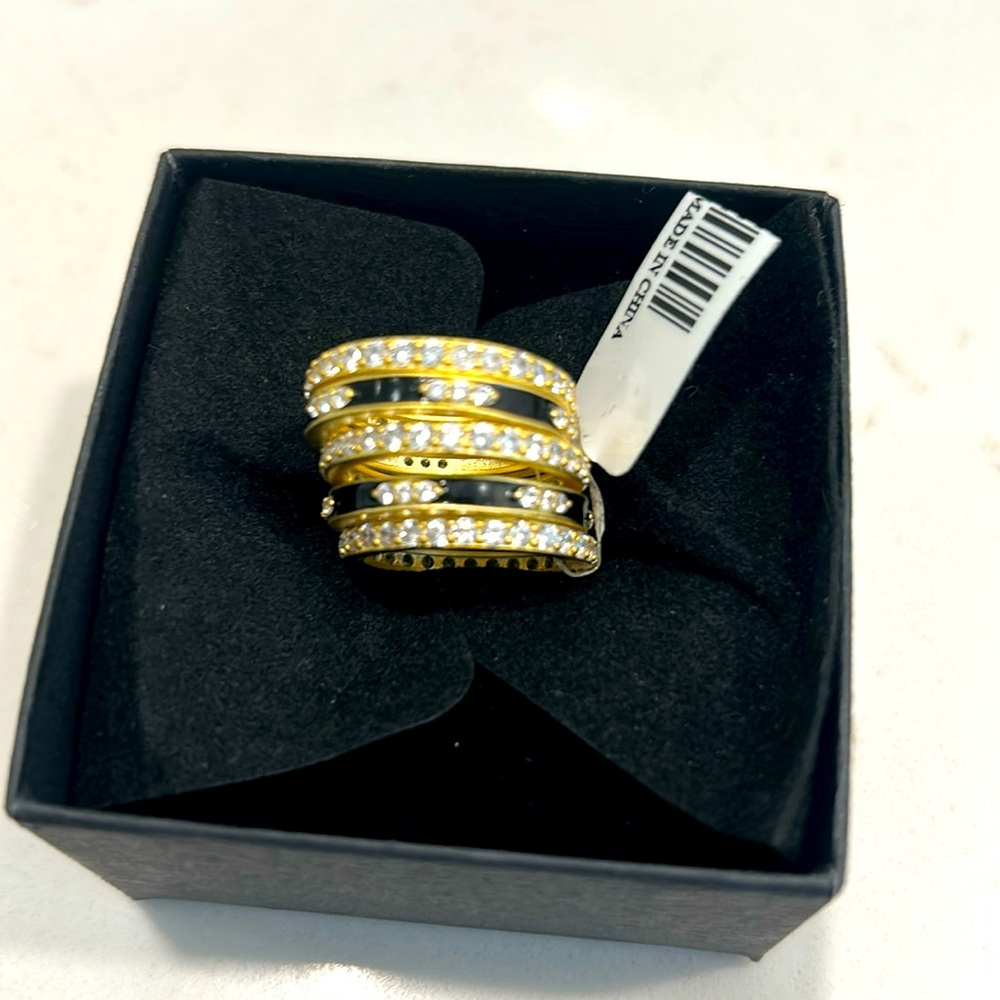 Frieda Rothman 5 stack ring, new with tags. Size 7.